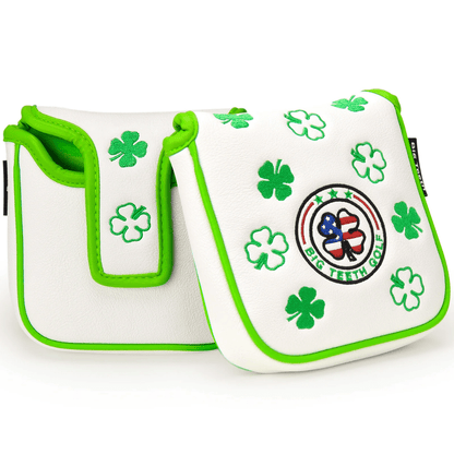 WHITE LEATHER FOUR-LEAF CLOVER PUTTER GOLF HEADCOVER - Funky HeadcoversWHITE LEATHER FOUR-LEAF CLOVER PUTTER GOLF HEADCOVERFunky HeadcoversFunky HeadcoversB6004377WHITE LEATHER FOUR-LEAF CLOVER PUTTER GOLF HEADCOVER