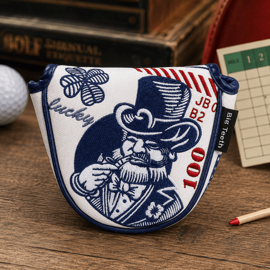 WHITE LUCKY COIN MALLET PUTTER GOLF HEADCOVER - Funky HeadcoversWHITE LUCKY COIN MALLET PUTTER GOLF HEADCOVERFunky HeadcoversFunky Headcovers6011688WHITE LUCKY COIN MALLET PUTTER GOLF HEADCOVER