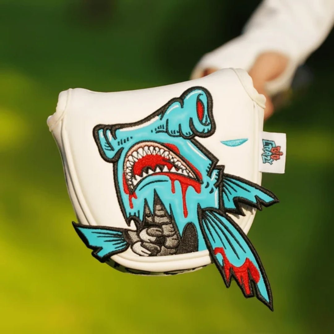 WHITE MONSTER FISH MALLET PUTTER HEADCOVER - Funky HeadcoversWHITE MONSTER FISH MALLET PUTTER HEADCOVERFunky HeadcoversFunky Headcovers6011004WHITE MONSTER FISH MALLET PUTTER HEADCOVER