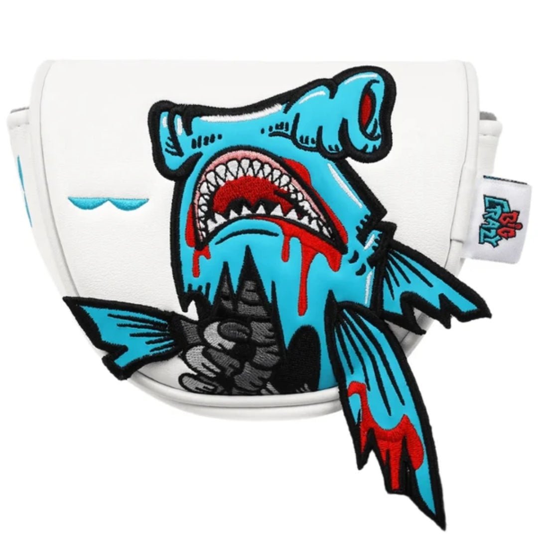 WHITE MONSTER FISH MALLET PUTTER HEADCOVER - Funky HeadcoversWHITE MONSTER FISH MALLET PUTTER HEADCOVERFunky HeadcoversFunky Headcovers6011004WHITE MONSTER FISH MALLET PUTTER HEADCOVER