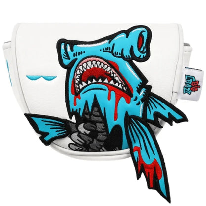 WHITE MONSTER FISH MALLET PUTTER HEADCOVER - Funky HeadcoversWHITE MONSTER FISH MALLET PUTTER HEADCOVERFunky HeadcoversFunky Headcovers6011004WHITE MONSTER FISH MALLET PUTTER HEADCOVER