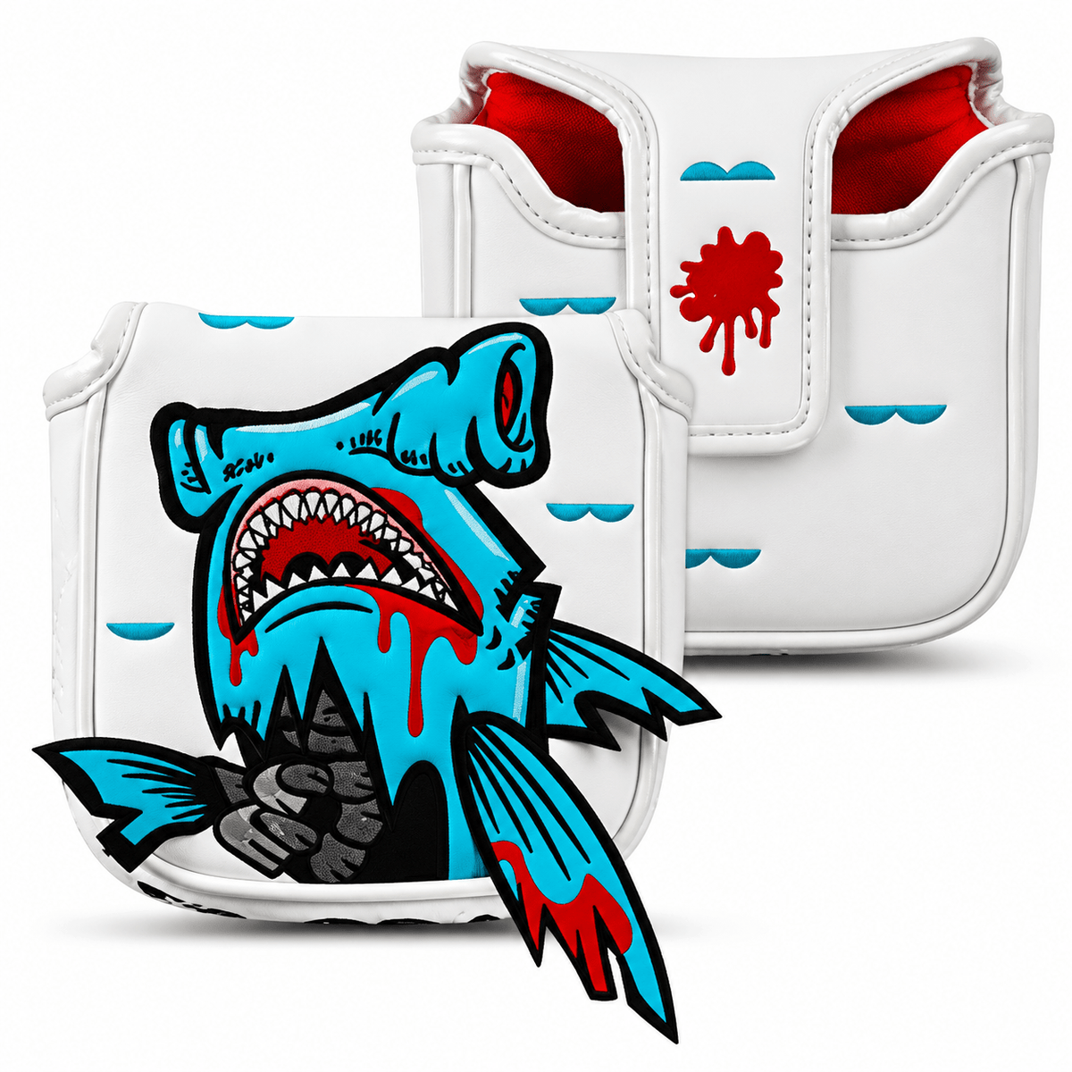 WHITE MONSTER FISH SQUARE PUTTER HEADCOVER - Funky HeadcoversWHITE MONSTER FISH SQUARE PUTTER HEADCOVERFunky HeadcoversFunky Headcovers6011005WHITE MONSTER FISH SQUARE PUTTER HEADCOVER