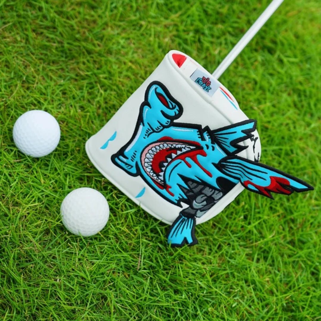WHITE MONSTER FISH SQUARE PUTTER HEADCOVER - Funky HeadcoversWHITE MONSTER FISH SQUARE PUTTER HEADCOVERFunky HeadcoversFunky Headcovers6011005WHITE MONSTER FISH SQUARE PUTTER HEADCOVER
