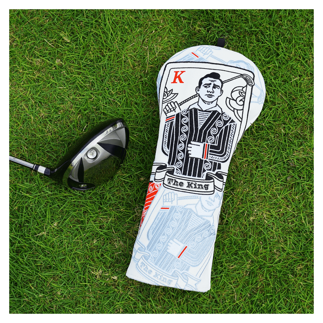WHITE PU KING DRIVER GOLF HEAD COVER - Funky HeadcoversWHITE PU KING DRIVER GOLF HEAD COVERFunky HeadcoversFunky Headcovers6012953WHITE PU KING DRIVER GOLF HEAD COVER