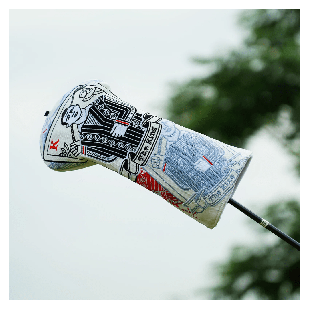 WHITE PU KING DRIVER GOLF HEAD COVER - Funky HeadcoversWHITE PU KING DRIVER GOLF HEAD COVERFunky HeadcoversFunky Headcovers6012953WHITE PU KING DRIVER GOLF HEAD COVER