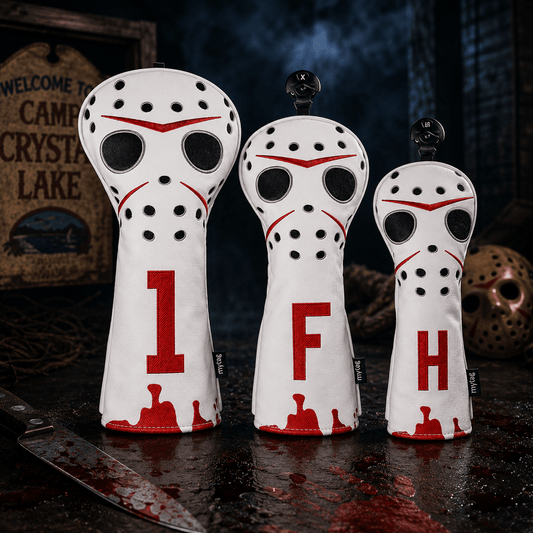 WHITE PU MASK HEAD COVERS - Funky HeadcoversWHITE PU MASK HEAD COVERSFunky HeadcoversFunky Headcovers6009820DRIVERWHITE PU MASK HEAD COVERS