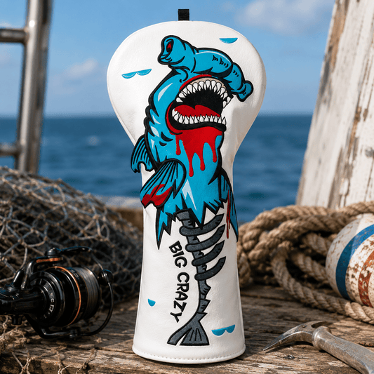 WHITE PU MONSTER FISH DRIVER HEAD COVERS - Funky HeadcoversWHITE PU MONSTER FISH DRIVER HEAD COVERSFunky HeadcoversFunky Headcovers6010487DRIVERWHITE PU MONSTER FISH DRIVER HEAD COVERS