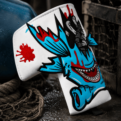 WHITE PU MONSTER FISH PUTTER HEAD COVER BLADE/MALLET/SQUARE - Funky HeadcoversWHITE PU MONSTER FISH PUTTER HEAD COVER BLADE/MALLET/SQUAREfunky-headcovers-store-build-klvj8Funky Headcovers6011006BLADEWHITE PU MONSTER FISH PUTTER HEAD COVER BLADE/MALLET/SQUARE
