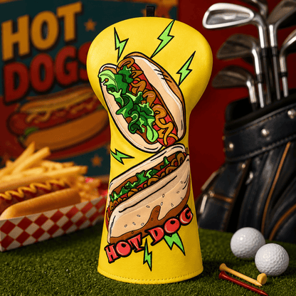 YELLOW HOT DOG GOLF DRIVER HEADCOVER - Funky HeadcoversYELLOW HOT DOG GOLF DRIVER HEADCOVERFunky HeadcoversFunky Headcovers6013274YELLOW HOT DOG GOLF DRIVER HEADCOVER