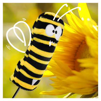 YELLOW STRIPES BEE DRIVER HEAD COVER - Funky HeadcoversYELLOW STRIPES BEE DRIVER HEAD COVERFunky HeadcoversFunky Headcovers6012077YELLOW STRIPES BEE DRIVER HEAD COVER
